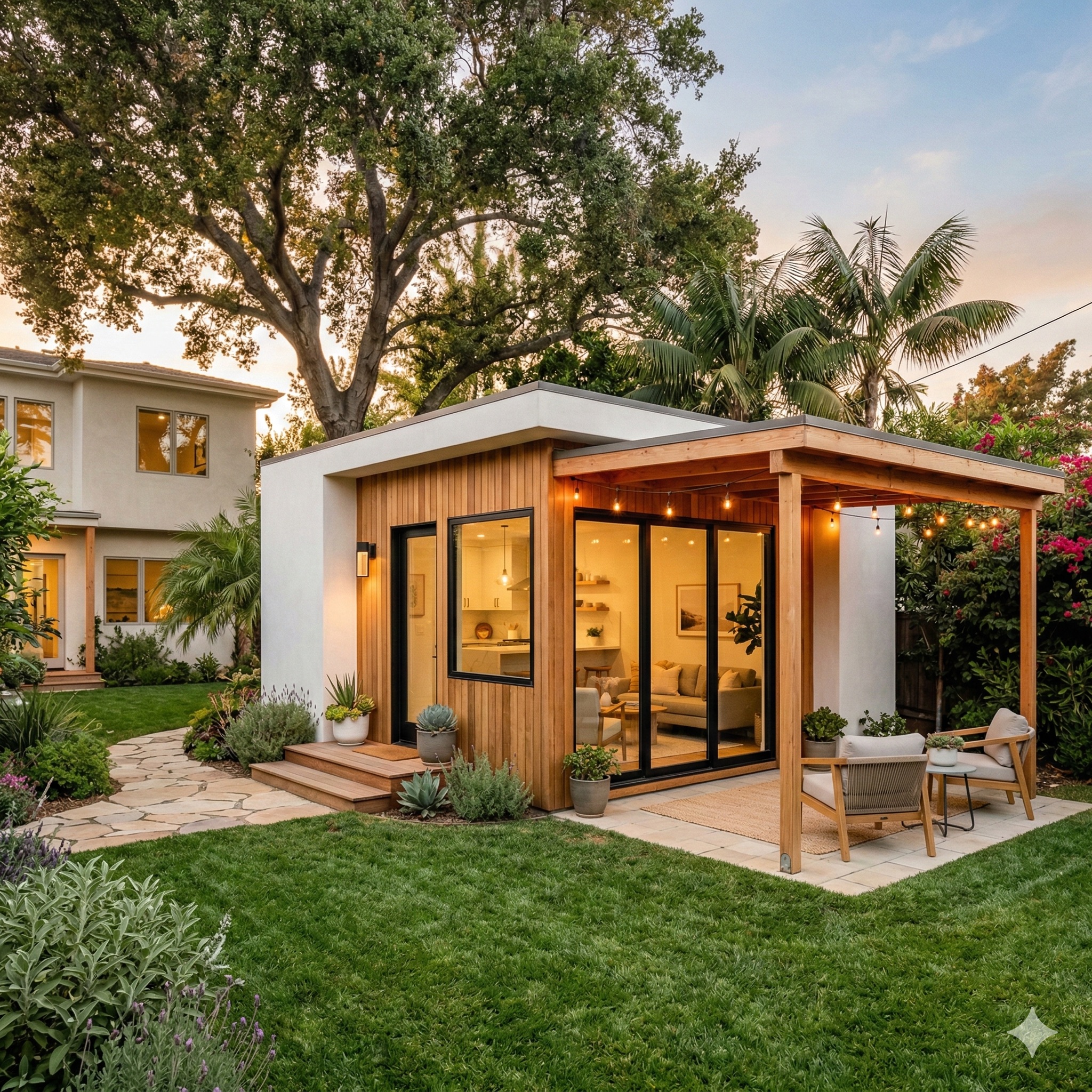 Modern room addition in Ventura County by Safeway Construction
